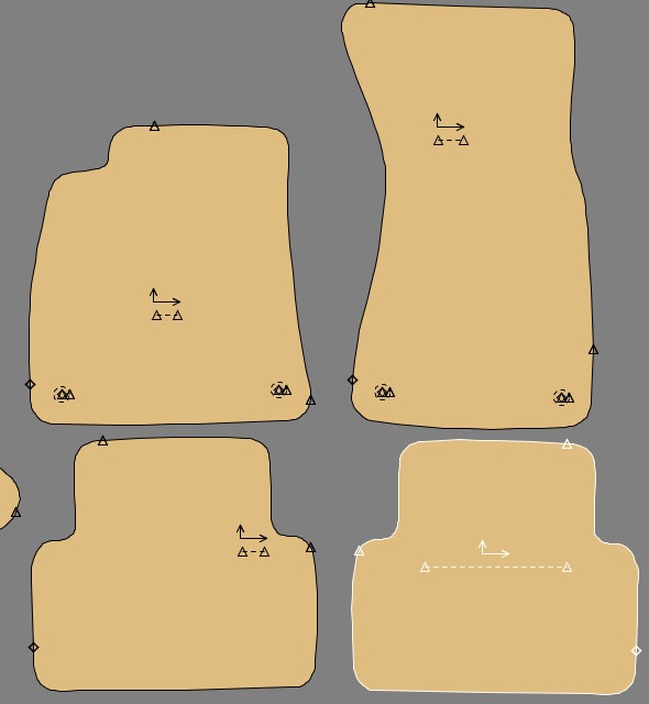 Gabarit AUDI A5 / S5 B10 MHEV