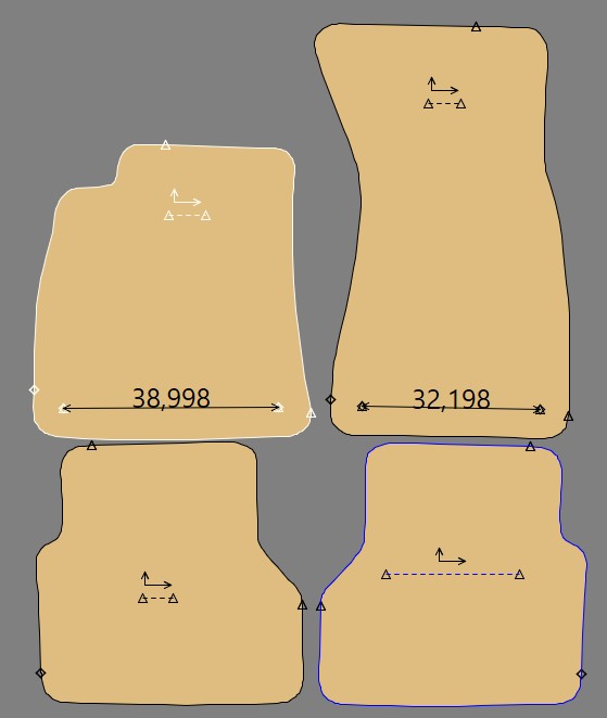 Gabarit AUDI A6 C9 SW