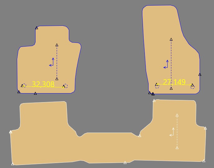Gabarit AUDI Q3 - Phase 1