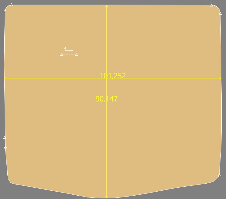 Gabarit de coffreCITROEN C5 AIRCROSS 2 - HYBRIDE