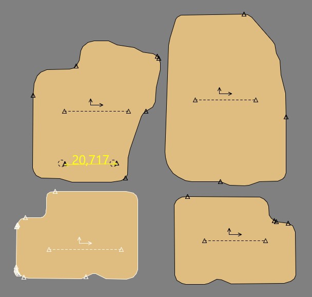 Gabarit DACIA DUSTER I - Phase 2