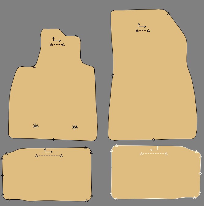 Gabarit DACIA DUSTER III (FULL HYBRIDE 140 - 155 et ECO GP )