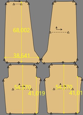Gabarit EXCALIBUR PHAETON SERIE 4 - VERSION C