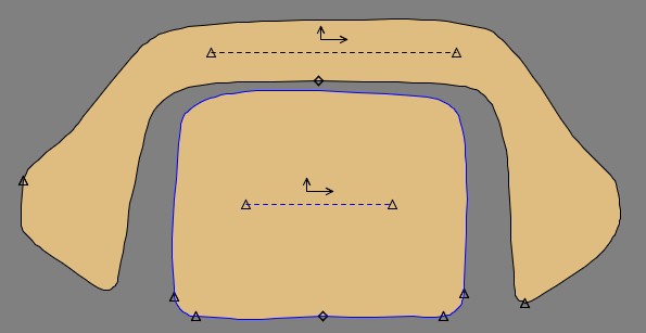 Gabarit de coffreFIAT 124 SPIDER CABRIOLET
