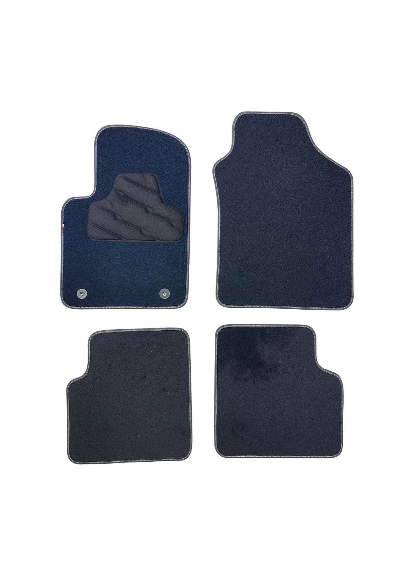 Gabarit FIAT 500 II - Phase 1 - tapis conducteur avec 2 fixations