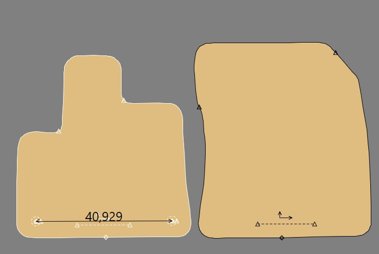 Gabarit FIAT DOBLO III  Electrique