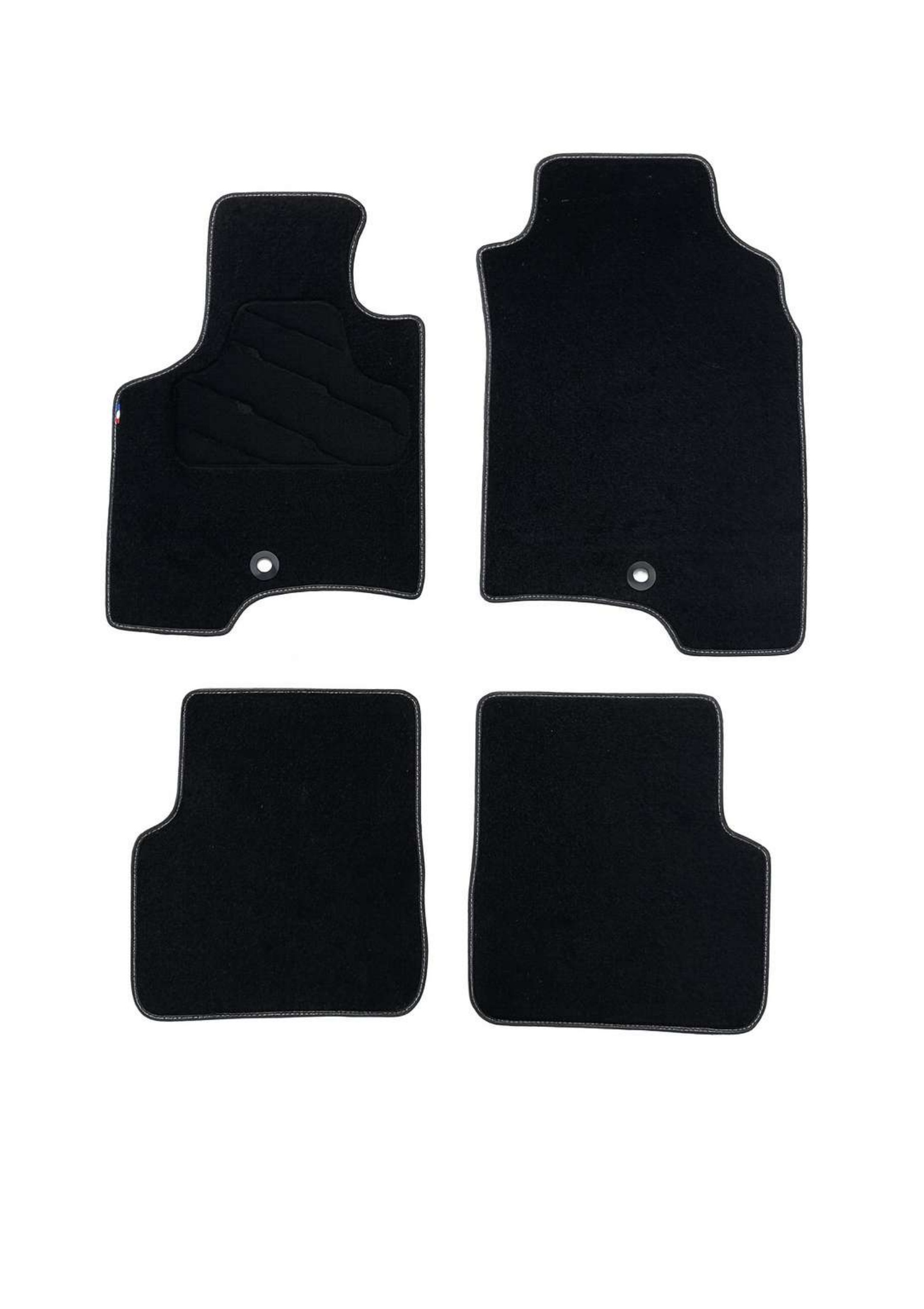 Gabarit FIAT PANDA III - 1 fixation sur tapis conducteur