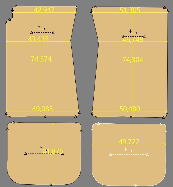 Gabarit FORD MUSTANG I