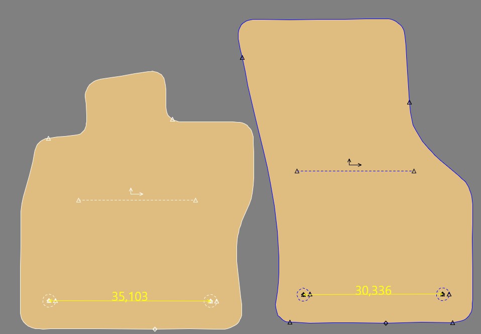 Gabarit FORD TRANSIT CONNECT III