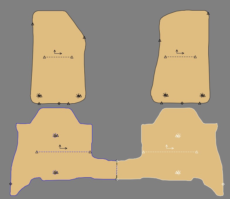 Gabarit JEEP WRANGLER JL 4XE