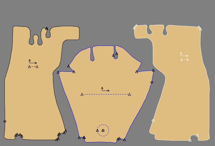 Gabarit MERCEDES 190 SL W121