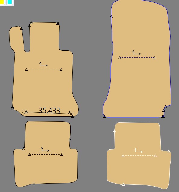 Gabarit MERCEDES CLASSE C W204