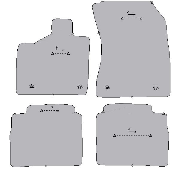 NISSAN X-TRAIL IV e-power entraxe fixation 30.8 cm