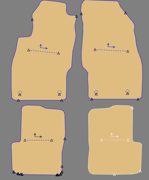 Gabarit OPEL CORSA E