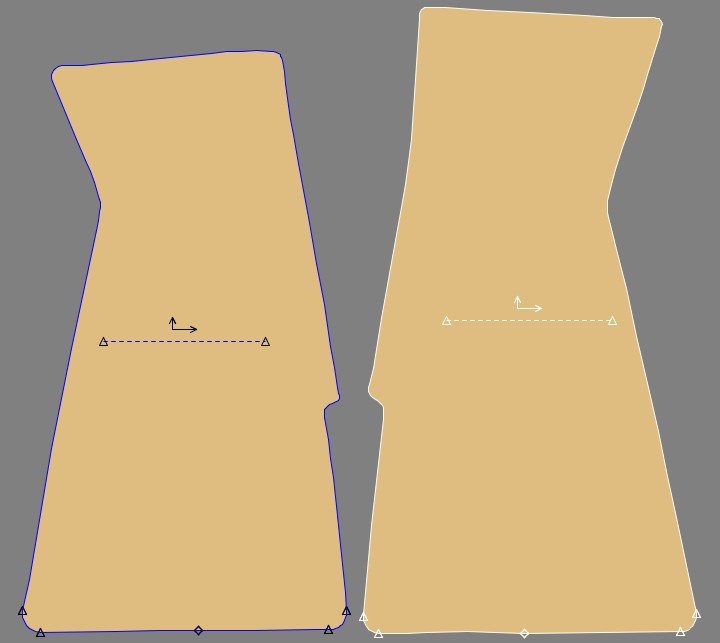 Gabarit SPARTAN ROADSTER VOLANT A DROITE