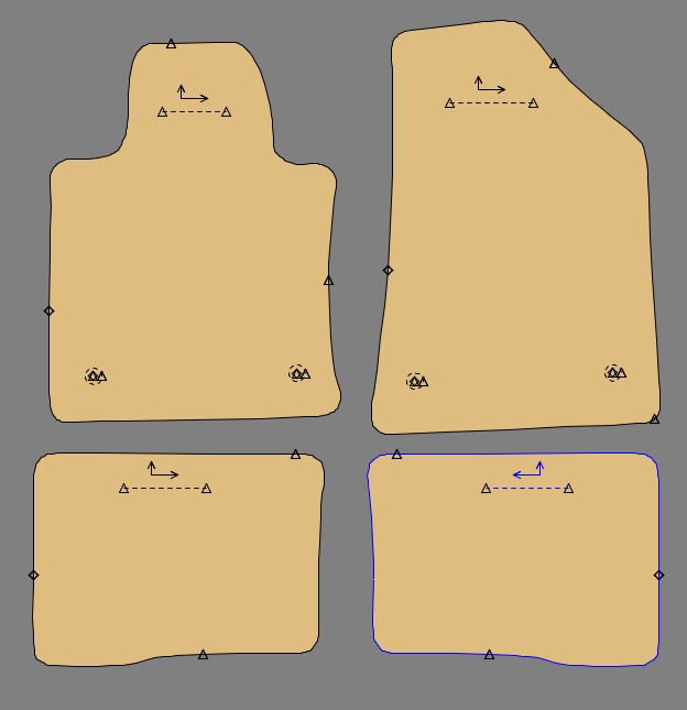 Gabarit SSANGYONG KORENDO III