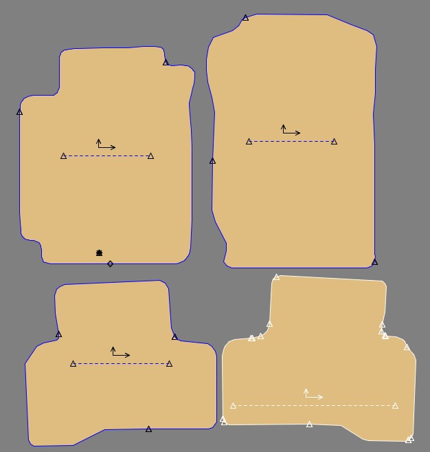 Gabarit SUZUKI GRAND VITARA II - 3 portes
