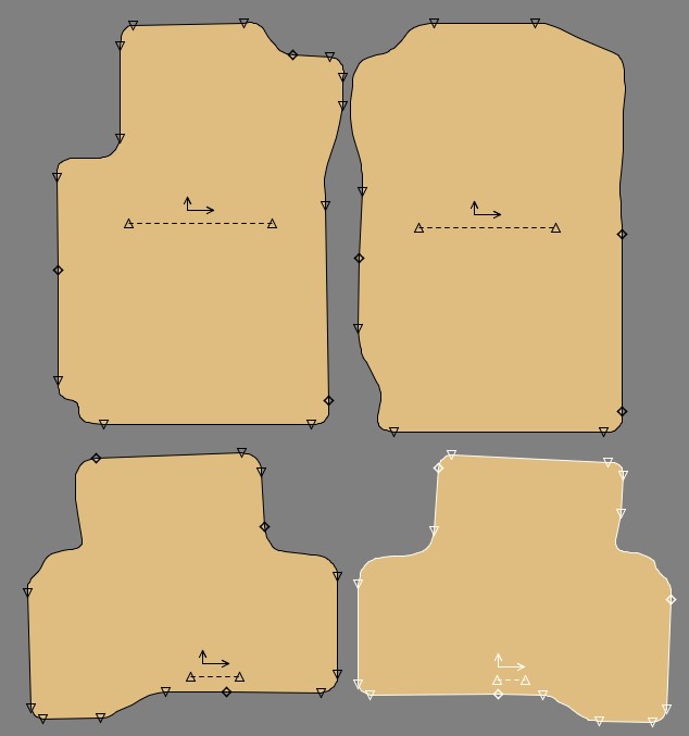 Gabarit SUZUKI GRAND VITARA II - 5 portes