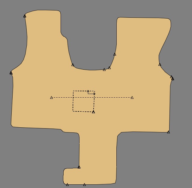 Gabarit VOLKSWAGEN Transporteur T4 siège + banquette