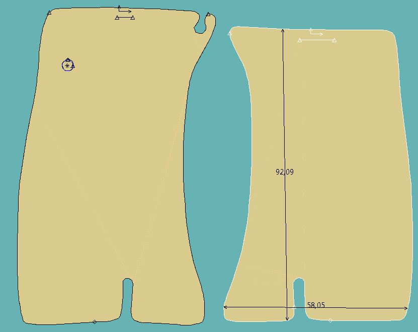 Gabarit VOLVO AMAZON COMBI